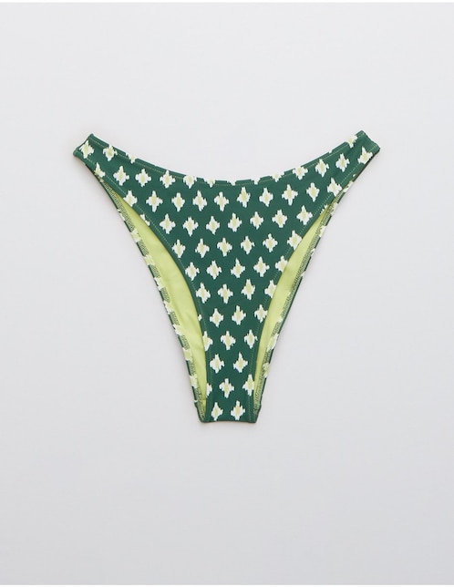 Cheeky bikini Aerie estampado a la cadera para mujer