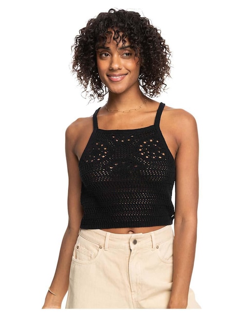 Top Roxy cuello halter tirante delgado