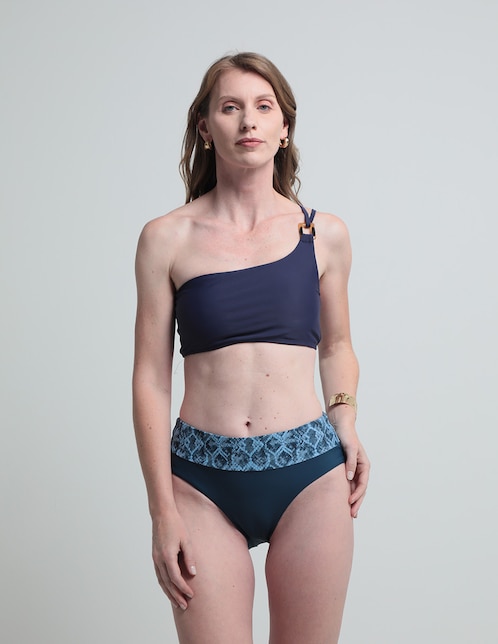 Bikini estampado a la cintura para mujer 1