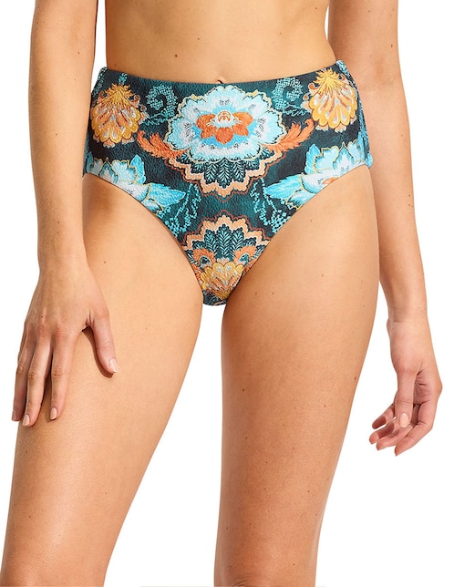Bikini Seafolly estampado floral a la cadera para mujer