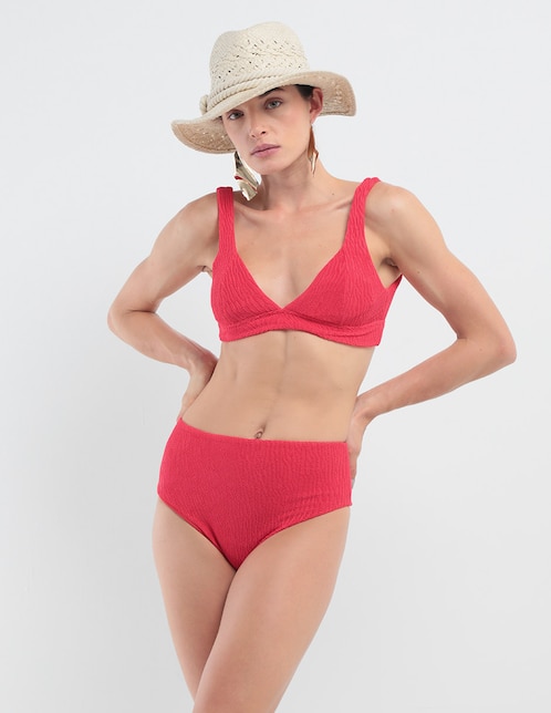 Top bikini Palmacea sin copas para mujer