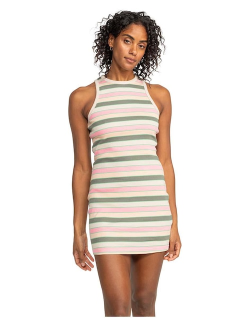 Vestido mini casual Roxy BACK TO BEAUTIFUL para mujer