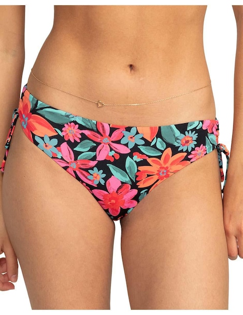 Hipster bikini Roxy estampado floral a la cadera para mujer