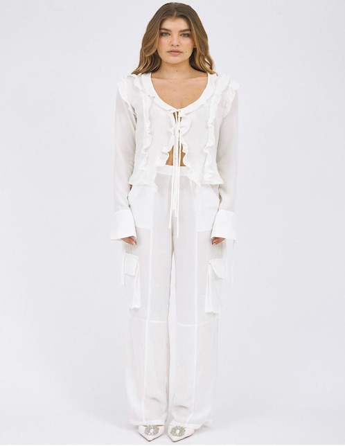 Conjunto ruffle para mujer 1