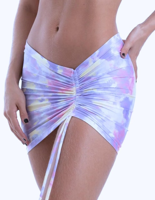 Salida de playa falda Wild & Pacific con amarre para mujer