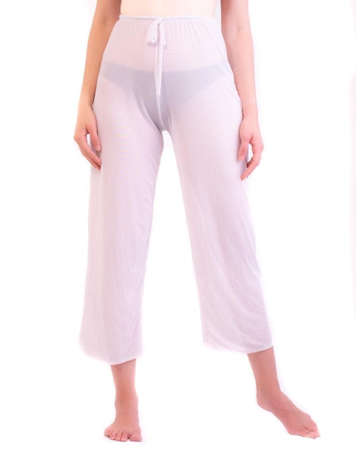 Salida de playa pantalón Alma de Mar con agujeta para mujer
