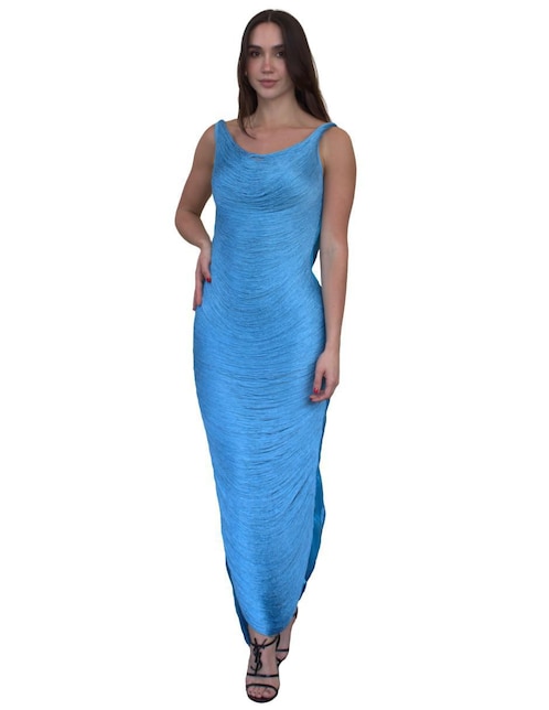Vestido largo de fiesta Bless Hs esocte bajo