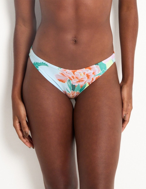 Bikini Maaji estampado floral a la cadera para mujer