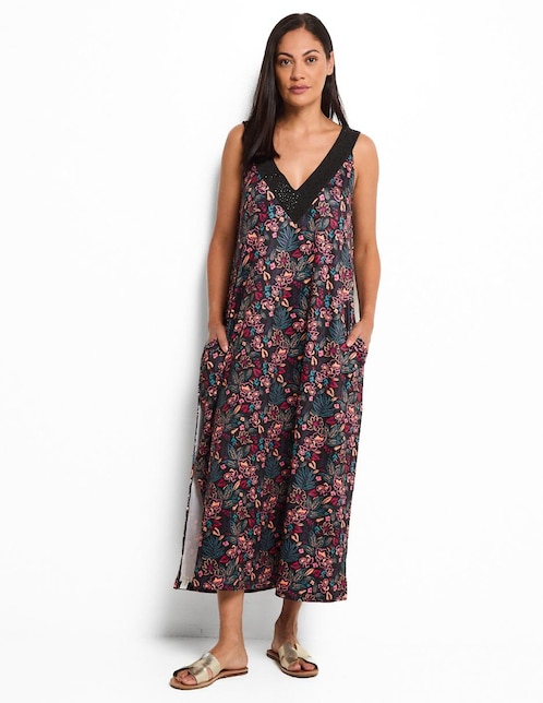 Vestido largo playa para mujer 1