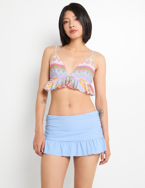 Falda bikini a la cadera para mujer 1