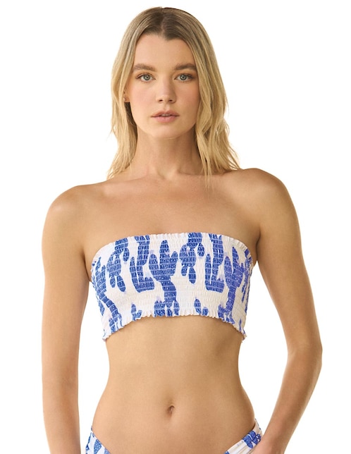 Top bikini Dulzamara estampado floral para mujer