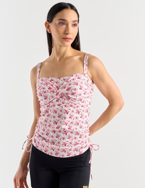 Tankini Lieb estampado floral con copas para mujer