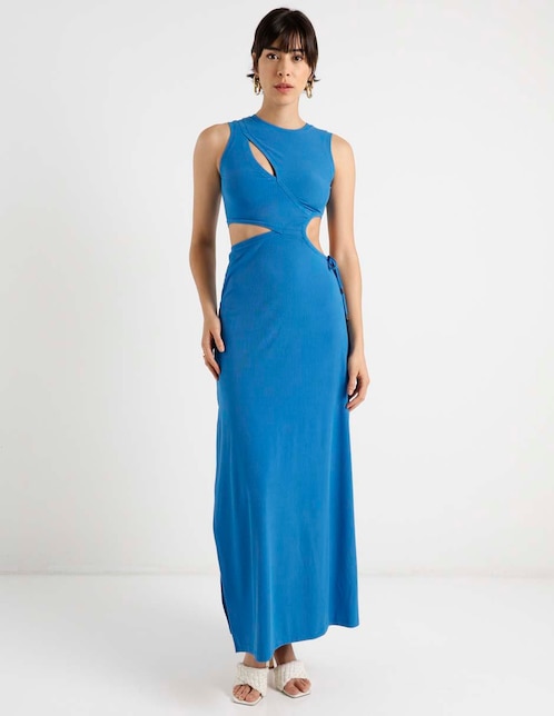 Vestido largo de playa para mujer 1