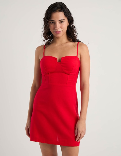 Vestido corto playa para mujer 1