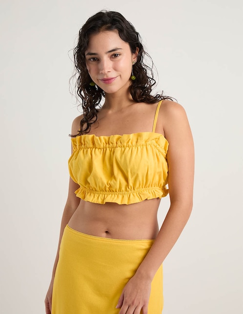 Top escote cuadrado tirante ajustable 1