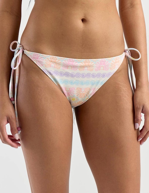 Bikini estampado étnico a la cadera para mujer 1