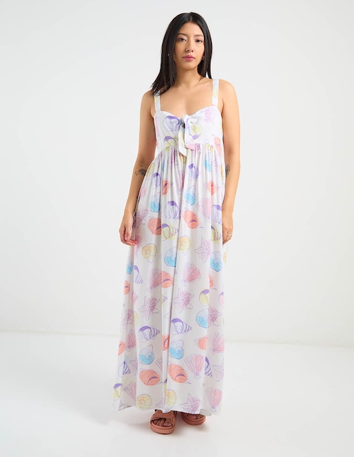 Vestido largo playa para mujer 1