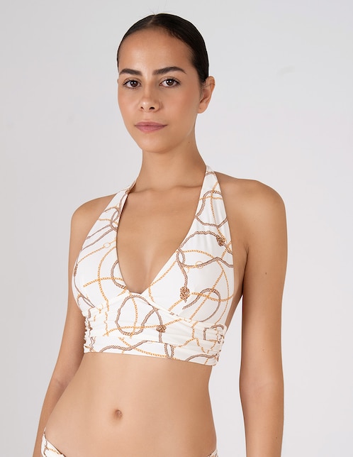 Top bikini Zingara con copas removibles para mujer
