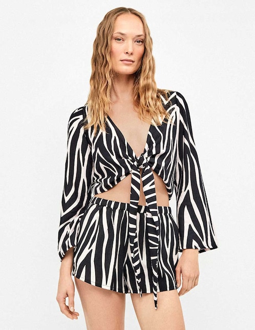 Salida de playa blusa Gisela para mujer