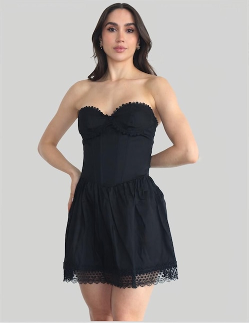 Vestido corto casual seituto vestido luna "para mujer"