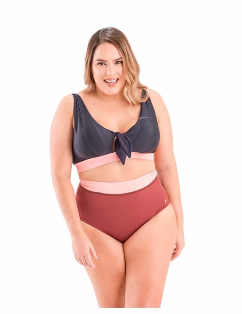 Conjunto bikini rebell "estampado" liso "para mujer"