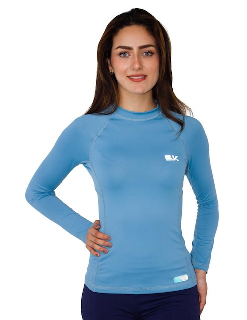 Wetshirt Skysoul estampado logo para mujer