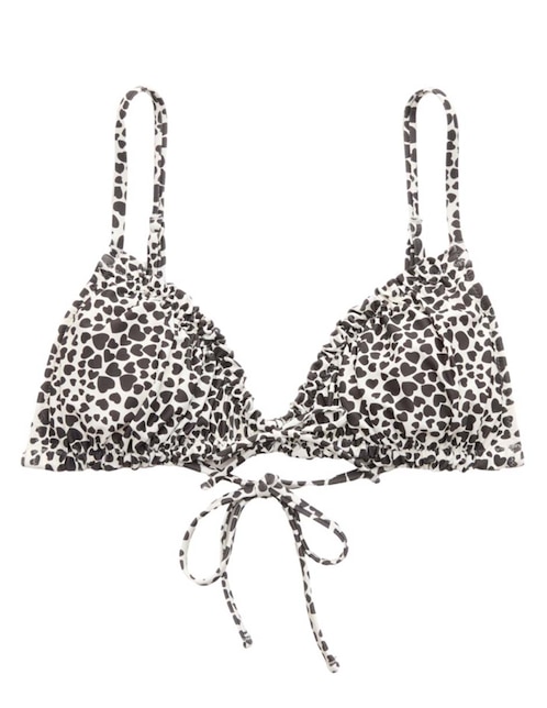 Top bikini Aerie estampado animal print con para mujer