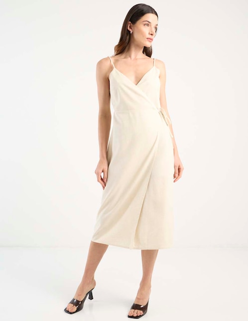 Vestido midi playa para mujer
