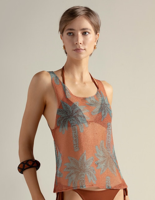 Salida de playa blusa Touche para mujer