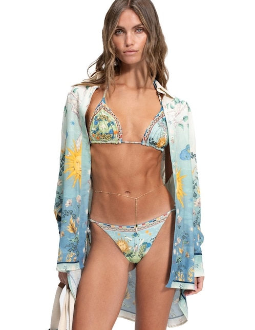 Blusa Agua Bendita manga larga para mujer
