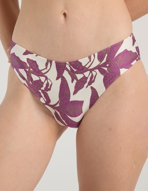 Bikini Selmark estampado floral a la cadera para mujer
