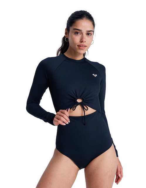 Traje de baño completo Roxy estampado logo para mujer