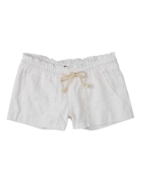 Salida de playa short Roxy con listón para mujer