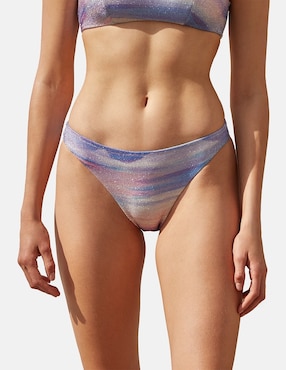 Bikini ETAM Floral Media Cintura Para Mujer