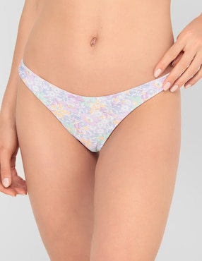 Bikini MAP Floral Media Cintura Para Mujer