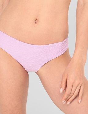 Bikini MAP estampado tie dye a la cadera para mujer