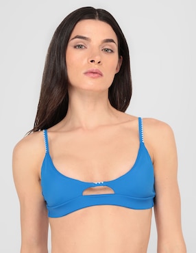 Top Bikini Palmacea Con Copa Removible Para Mujer