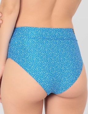 Bóxer bikini Palmacea estampado floral a la cintura para mujer