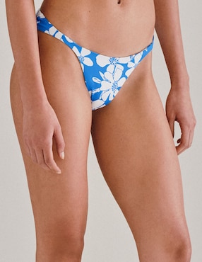 Bikini Palmacea floral a la cadera para mujer