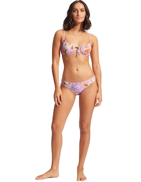 Bikini Seafolly floral para mujer