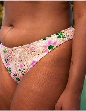 Brasileña bikini Aerie floral cadera para mujer
