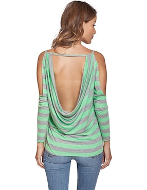 Blusa Beatriz Meade manga larga para mujer