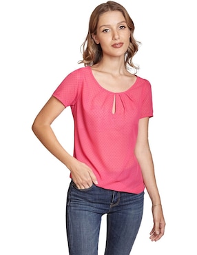 Blusa Beatriz Meade Manga Corta Para Mujer