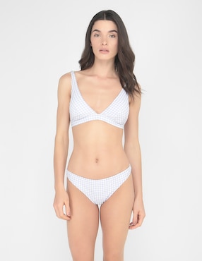 Bikini ETAM a cuadros a la cadera para mujer