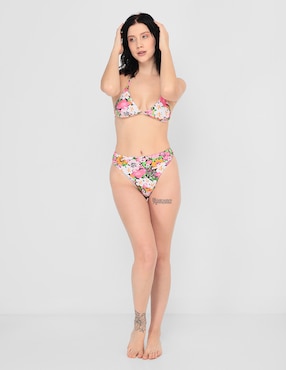Bikini That's It floral cintura baja para mujer