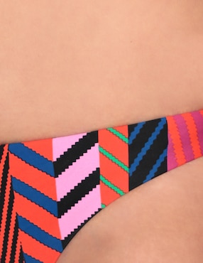Bikini MAP a rayas a la cadera para mujer
