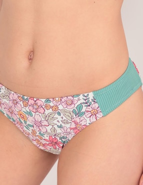 Bikini MAP estampado floral a la cadera para mujer