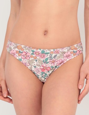 Bikini MAP Estampado Floral A La Cadera Para Mujer