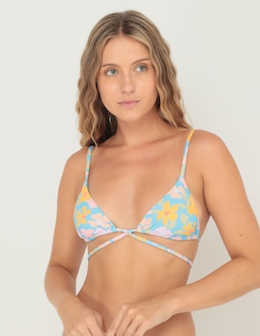 Top Bikini That's It Estampado Floral Con Copa Removible Para Mujer