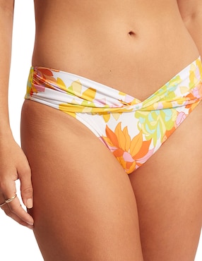 Bikini Seafolly estampado floral a la cadera para mujer